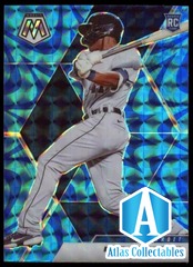 2021 Panini Mosaic Baseball #221 Daz Cameron RC Reactive Blue Prizm Tigers